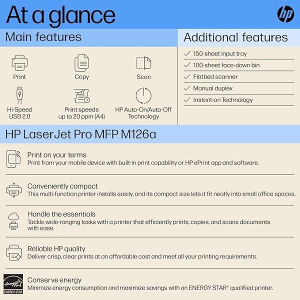 HP Laserjet M126a B&W Printer - Image 2